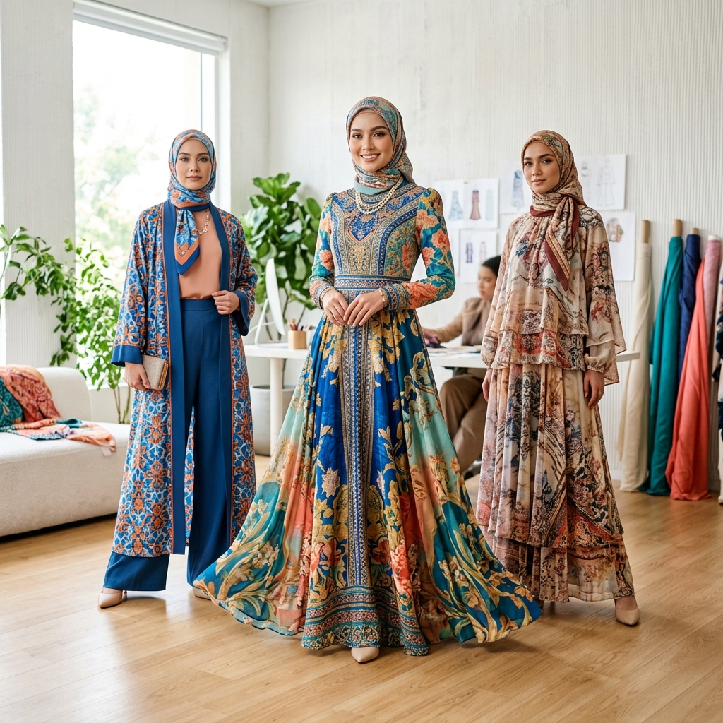 Muslimah Fashion Sublimation Printing