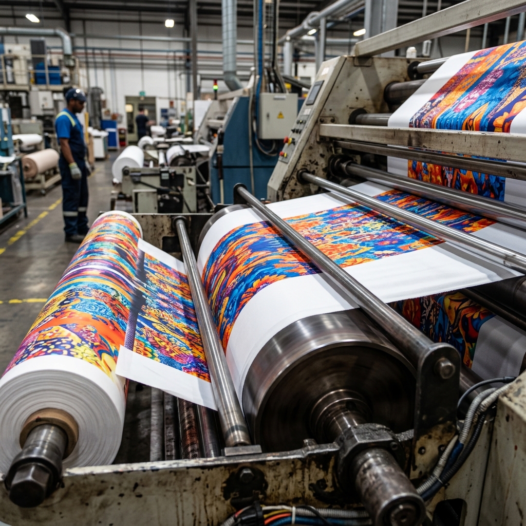 High-speed roll to roll dye sublimation printing service in Malaysia
